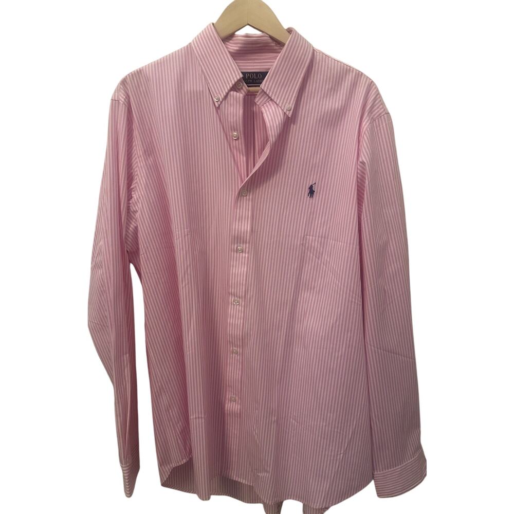 Polo Ralph Lauren Shirt Men Size XL Stripe Classic fit